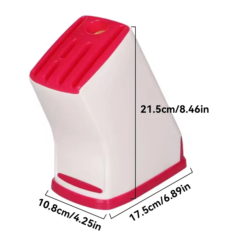 1pc MultiFunction Durable Kitchen Plastic Knife Stand Holder Storage Drainage Cutlery Rack Organizer knife holder