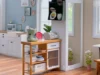 1/6 doll house model furniture accessories mini model Island/side cabinet/worktable/cartridge （Thickened table top） 2