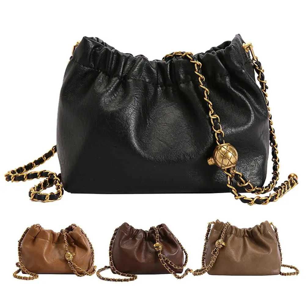 Crossbody Bags Women Famous s PU Leather Chain Handbag Single Shoulder Phone Coin bolsos femenina