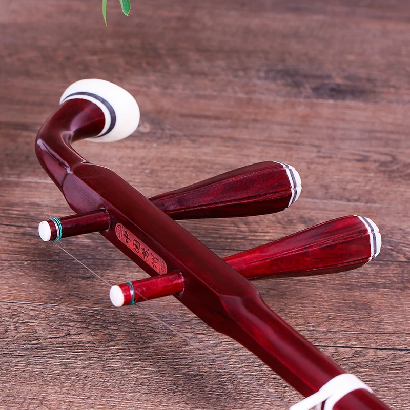 Red sandalwood octagonal Erhu African lobular red sandalwood / rosewood erhu
