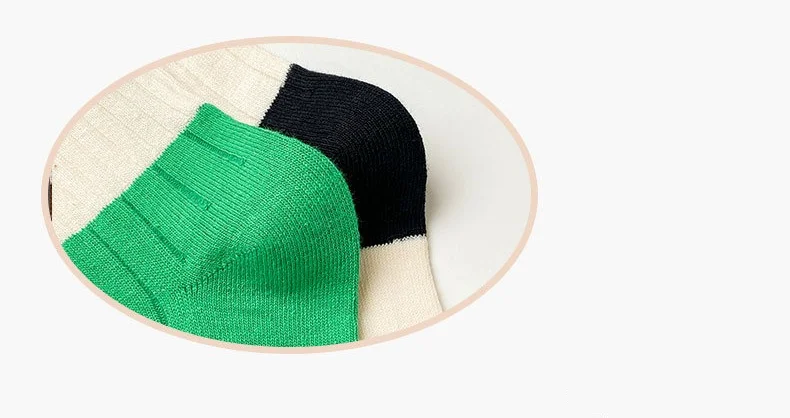 1/2/3/4 Paar Retro-Socken im koreanischen Stil für Damen, japanische Mode, AB-Socken, gemischte Farben, gestreift, Baumwolle, lässige Crew-Socken, EU 35–40 – Detail 10