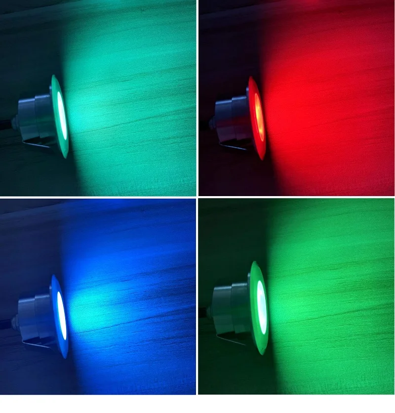 Led Underground Light Waterproof Outdoor LED Light Stainless Steel IP68 Terrace and Garden Ground Light RGB RGBW 12V/24V 2W