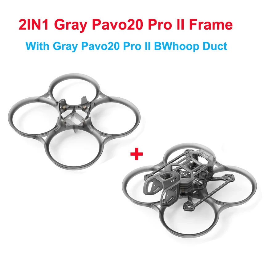 BETAFPV Pavo20 PRO Brushless BWhoop Frame with HD VTX Bracket and 93.7mm Wheelbase