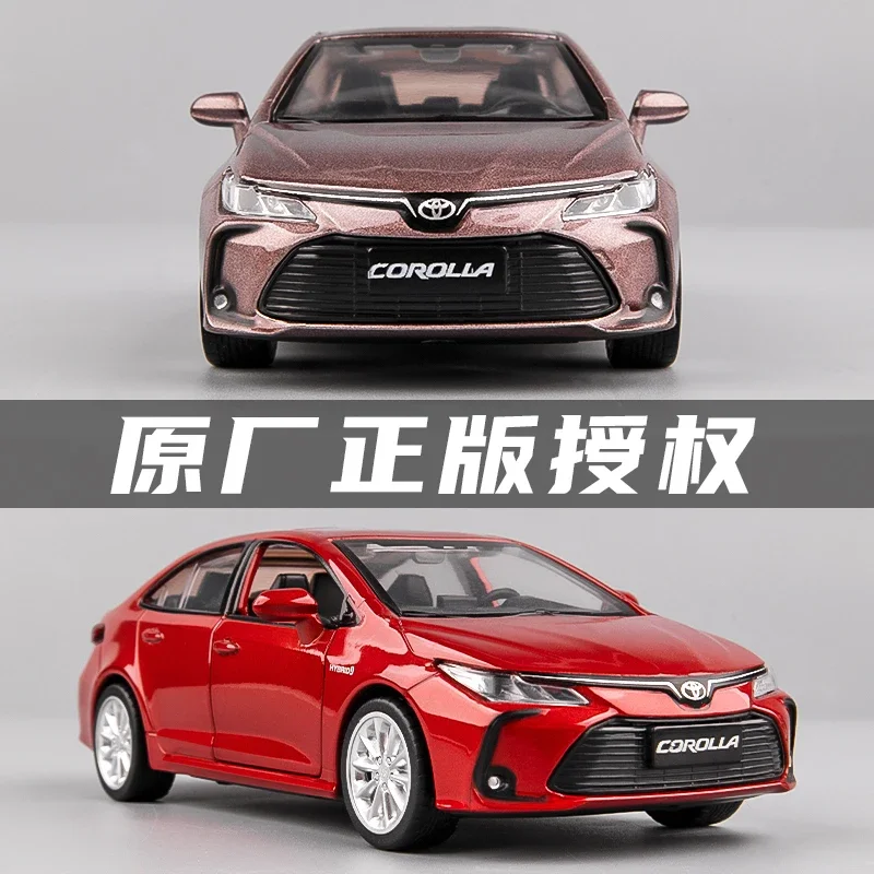 Chengzhen 1:32 TOYOTA Corolla Hybrid Alloy Car Die Cast Toy Car Model Sound and Light Children's Toy Collectibles Birthday gift 3