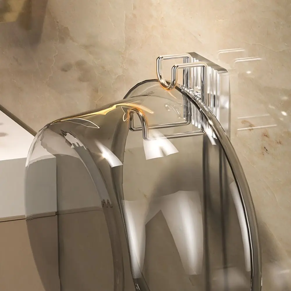 Stainless Steel Wall-Mounted Adhesive Washbasin Hook Organizer 1Pcs