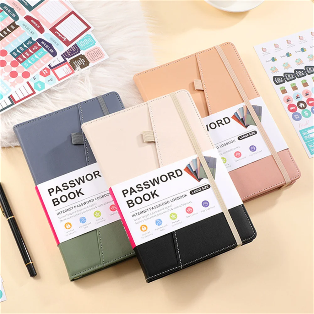 A5 Notebook Password Saver With Letter Labels Organizer For Detailed Information Of Internet Website Address Home Office Gifts