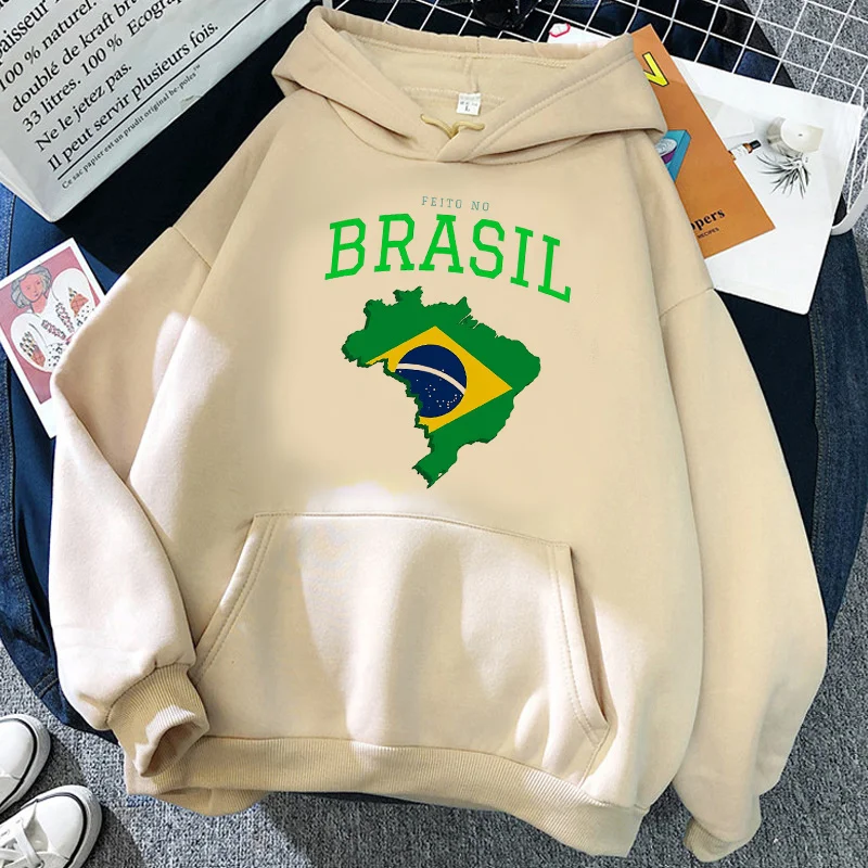 

brazil hoodies male graphic y2k aesthetic men clothing hoddies Korea