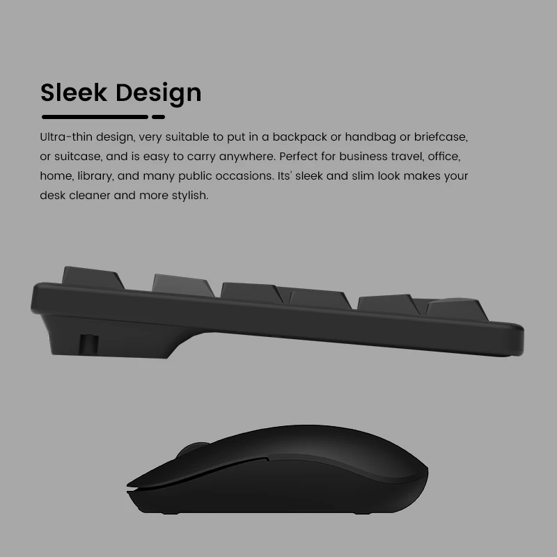 Combo de Teclado e Mouse Mecânico Teclado e Mouse sem Fio de Tamanho Completo Preto e Prata Negócios Monsgeek-mx108 - Imagem 5