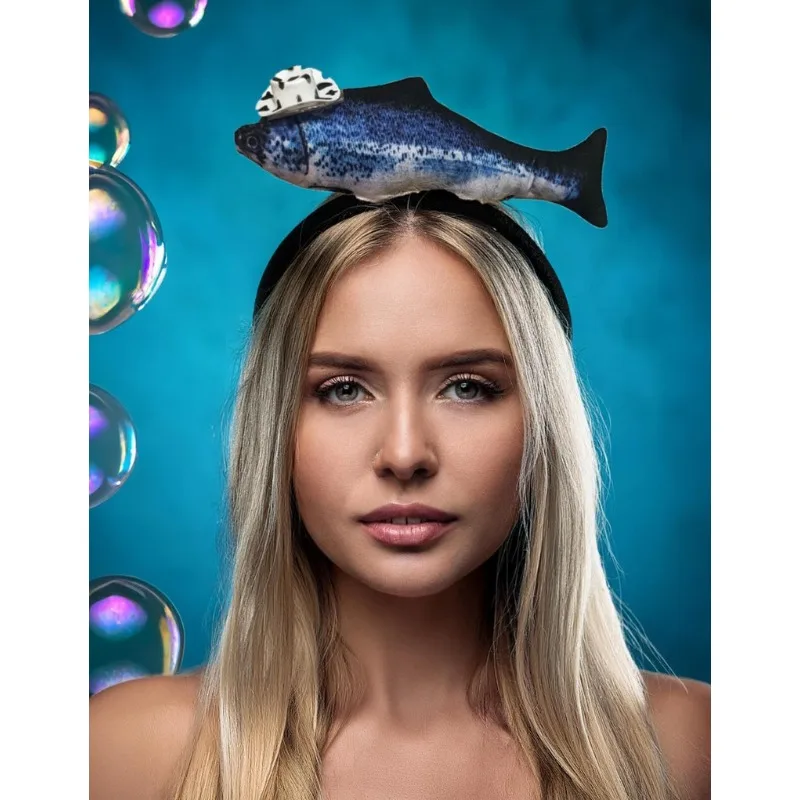 Xh Juego De 3piezas De Disfraz De Pescado Con Diadema De Pez Xh Juego De 3piezas De Disfraz De Pescado Con Diadema De Pez