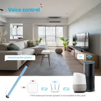 Zemismart-Stores d'ombrage roulants Zigbee, moteur, panneau solaire, aste, tube de 37mm 38mm, fonctionne avec Tuya, Alexa, Google Home Control 2