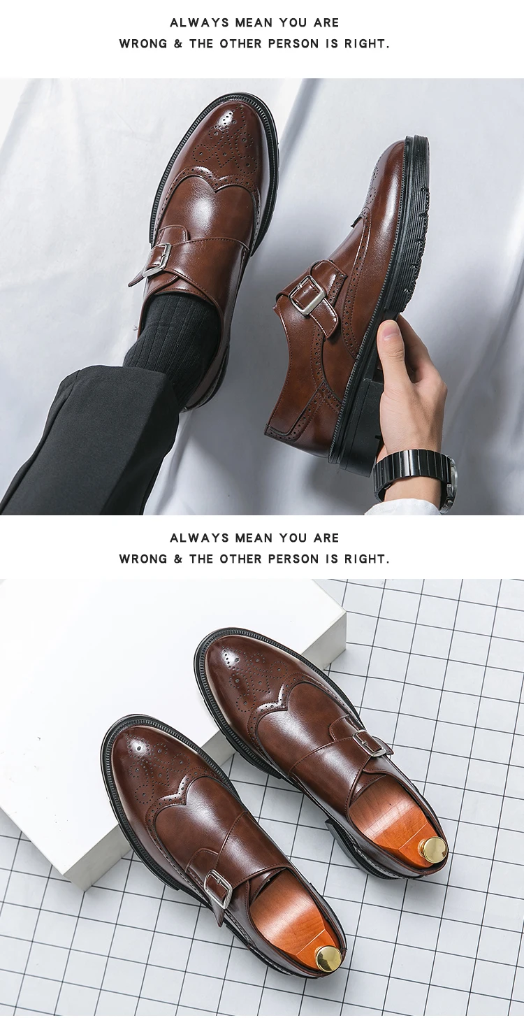 أحذية رسمية أنيقة للرجال، أحذية جلدية عصرية للأعمال والمناسبات الاجتماعية، أحذية جلدية رجالية عالية الجودة