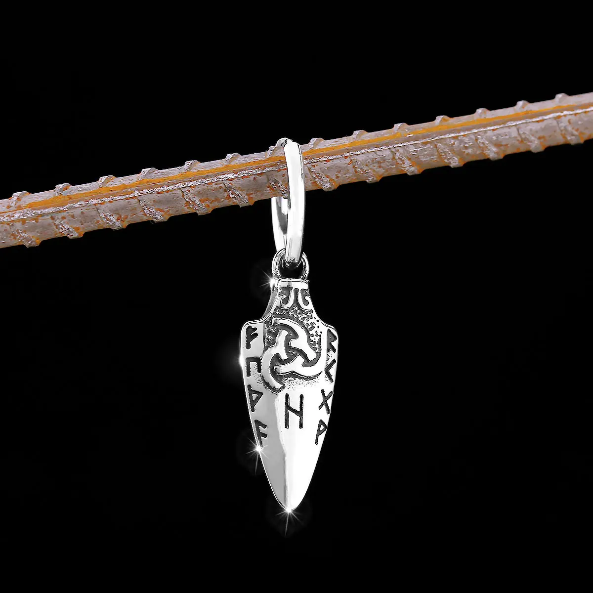 Classic Viking Stainless Steel Earrings Nordic Men\'s Vintage Scandinavian Amulet Jewelry Studs Party Accessories Wholesale