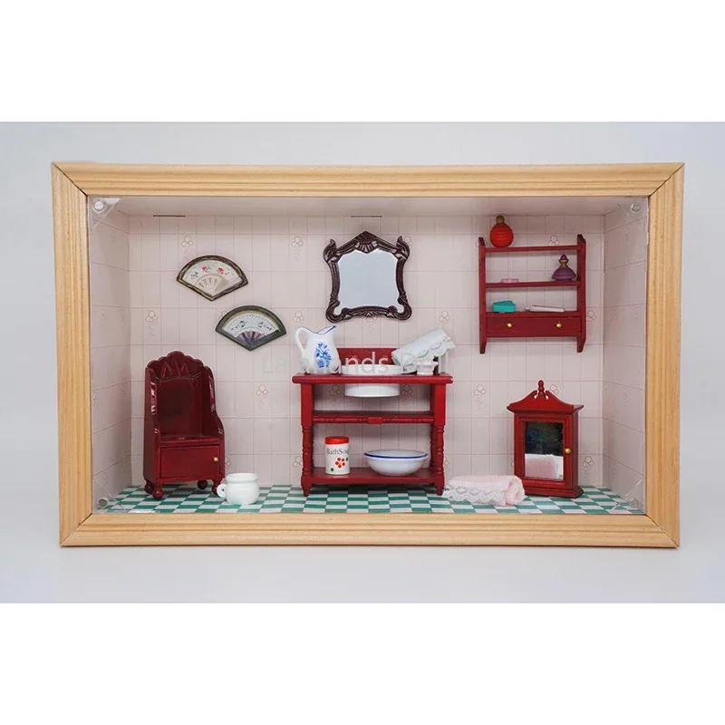 Accesorios Muñecas Muebles Casita De Muñecas 3 Piezas Baño En