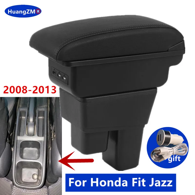 ForHondaJazzArmrestForHondaFitJazz2CarArmrestBox20082009