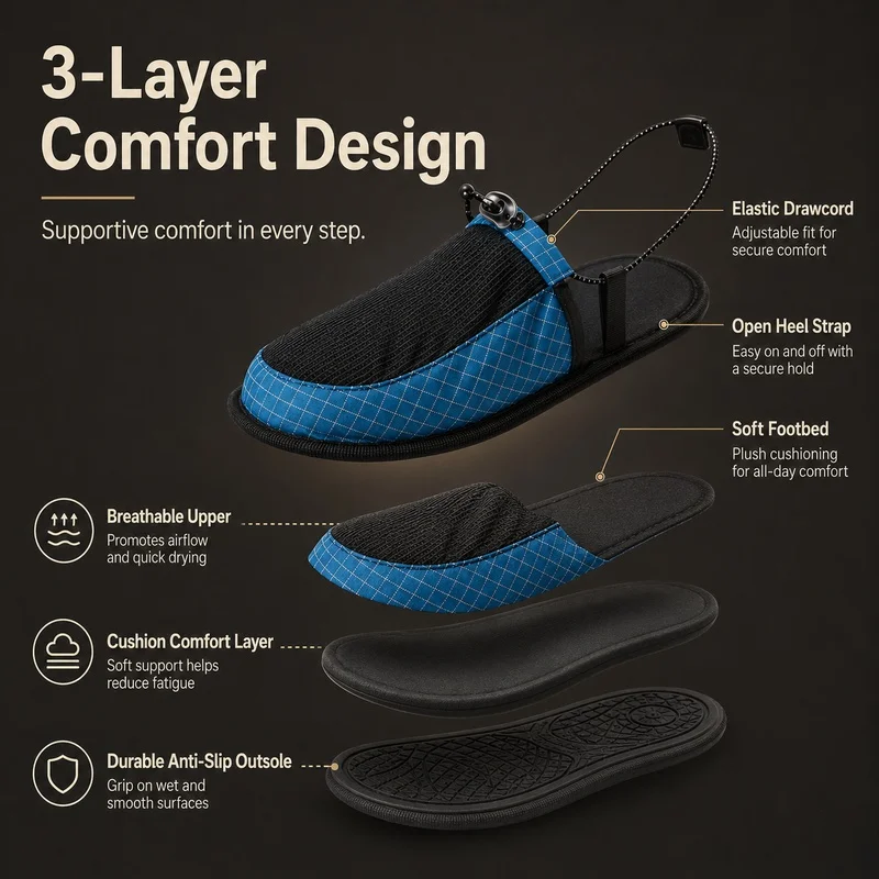 Foldable Quick Dry Barefoot Lightweight Travel Sandals