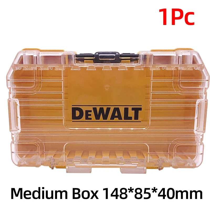 DEWALT Original Medium Box Tough Case Parts Accessories Storage Tools Box Drill Bit Stackable Tool Storage tool storage box parts storage box storage organizer box parts organizer