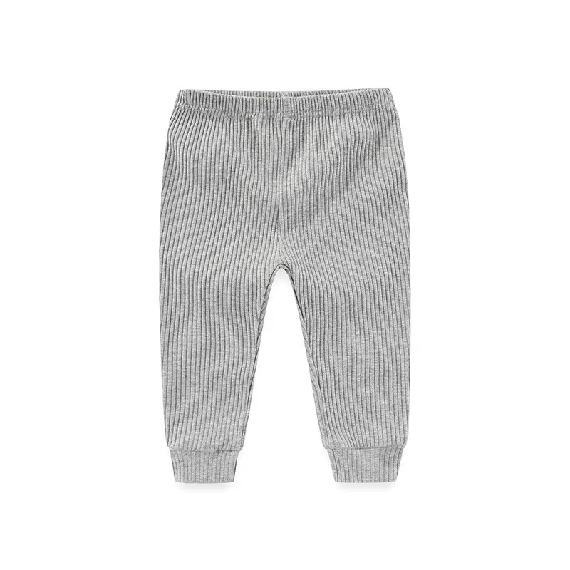 Unisex 1 Piece Solid Color Cotton Newborn Baby Boy Pant 0-24Months Autumn Baby Girl Pant Trousers Spring Legging 3