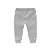 Unisex 1 Piece Solid Color Cotton Newborn Baby Boy Pant 0-24Months Autumn Baby Girl Pant Trousers Spring Legging 3
