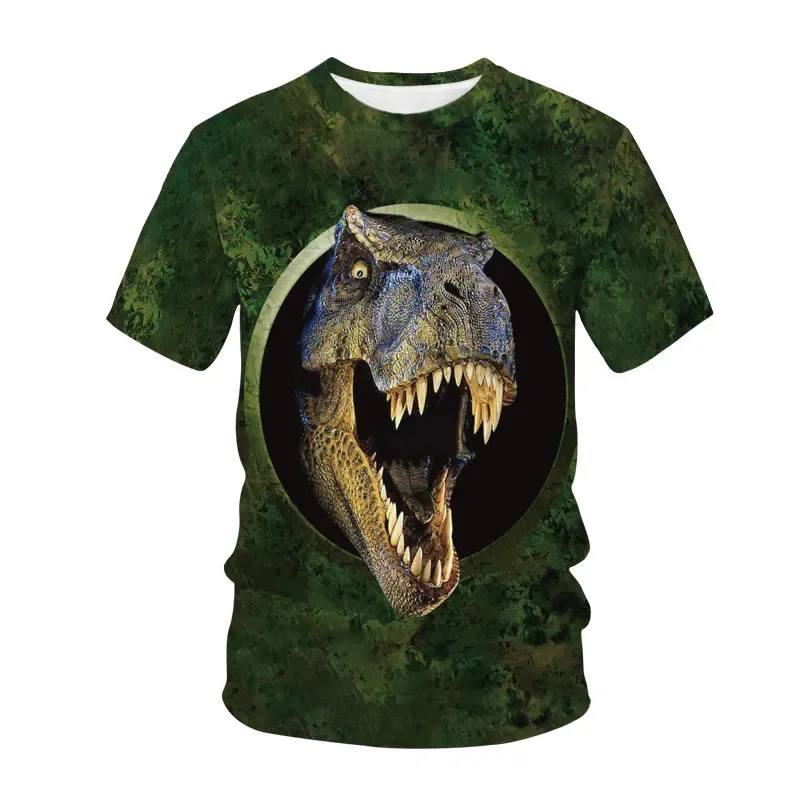 

Jurassic Park Dinosaur 3D Print Kids T Shirt Summer Fashion Casual T-shirt Boys Girls Unisex Children's Clothing Tshirt Tops