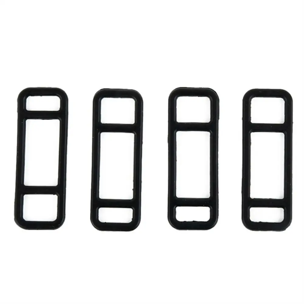 Bike Bicycle Cycling Silicone Elastic Strap Bandage Light Lamp Mount Holder Mirror Recorder Fixed Silicone Band Headlight 4Pcs
