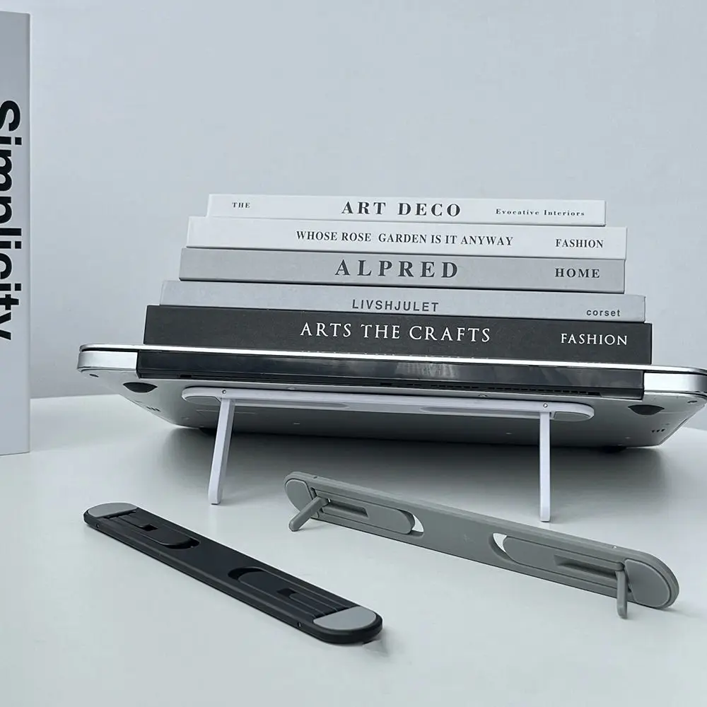 다양한 색상의 노트북 받침대, 접이식 키보드 라이저, 맥북/델/HP/레노버/삼성용 보이지 않는 노트북 스탠드