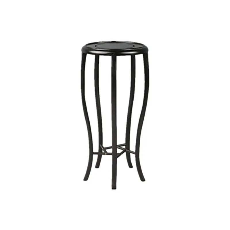 Wood Bonsai Pedestal Vase, High Tall Circle Display, Artical Statue, Luxury Collection Base, Classical Design