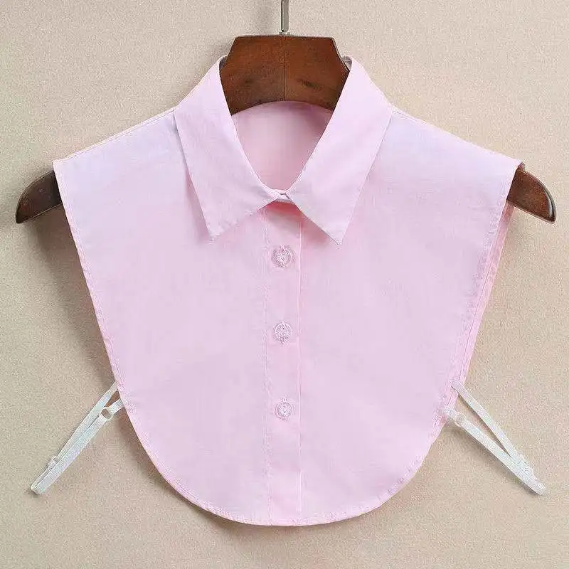 55 Styles Fake Collar For Shirt Detachable Collars Solid Shirt Lapel Blouse Top Men Women Black White Girls Clothes DropShipping