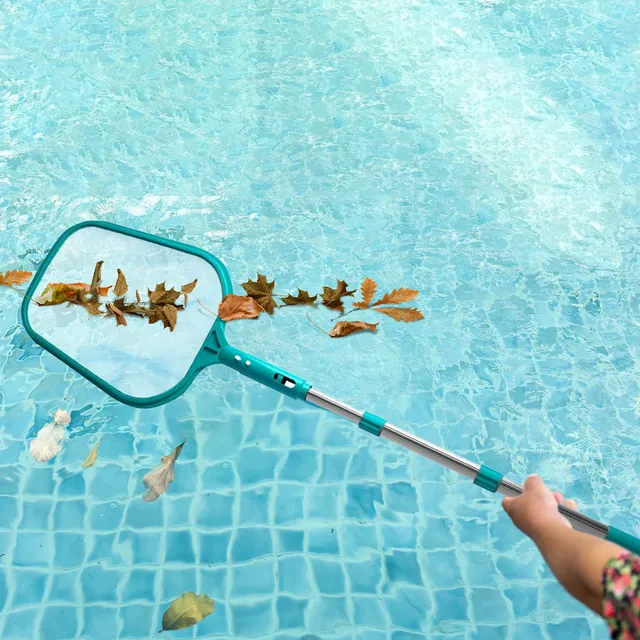 Professzionális Medence Skimmer Nettó Úszómedence -Levél Háló Alumínium Pólusú Kézi Pólus A Medencékhez - Image 5