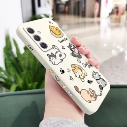 Charming Cat String Ball Phone Case for Samsung Galaxy - Durable Protective Cover with Cute Design (White)