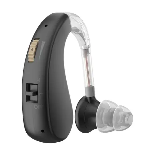 New Compact Lightweight Single Rechargeable Headphones Noise Cancelling Feature Ear-hook Earbuds Suitable For The Elderly - Image 11