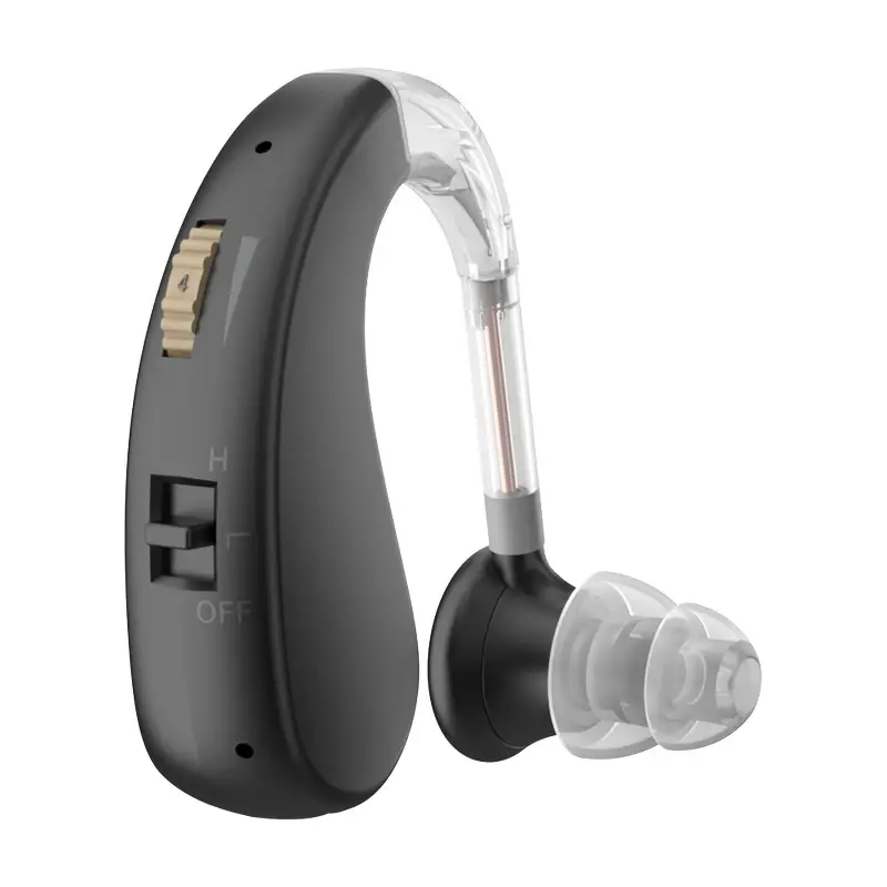 New Compact Lightweight Single Rechargeable Headphones Noise Cancelling Feature Ear-hook Earbuds Suitable For The Elderly - Image 11