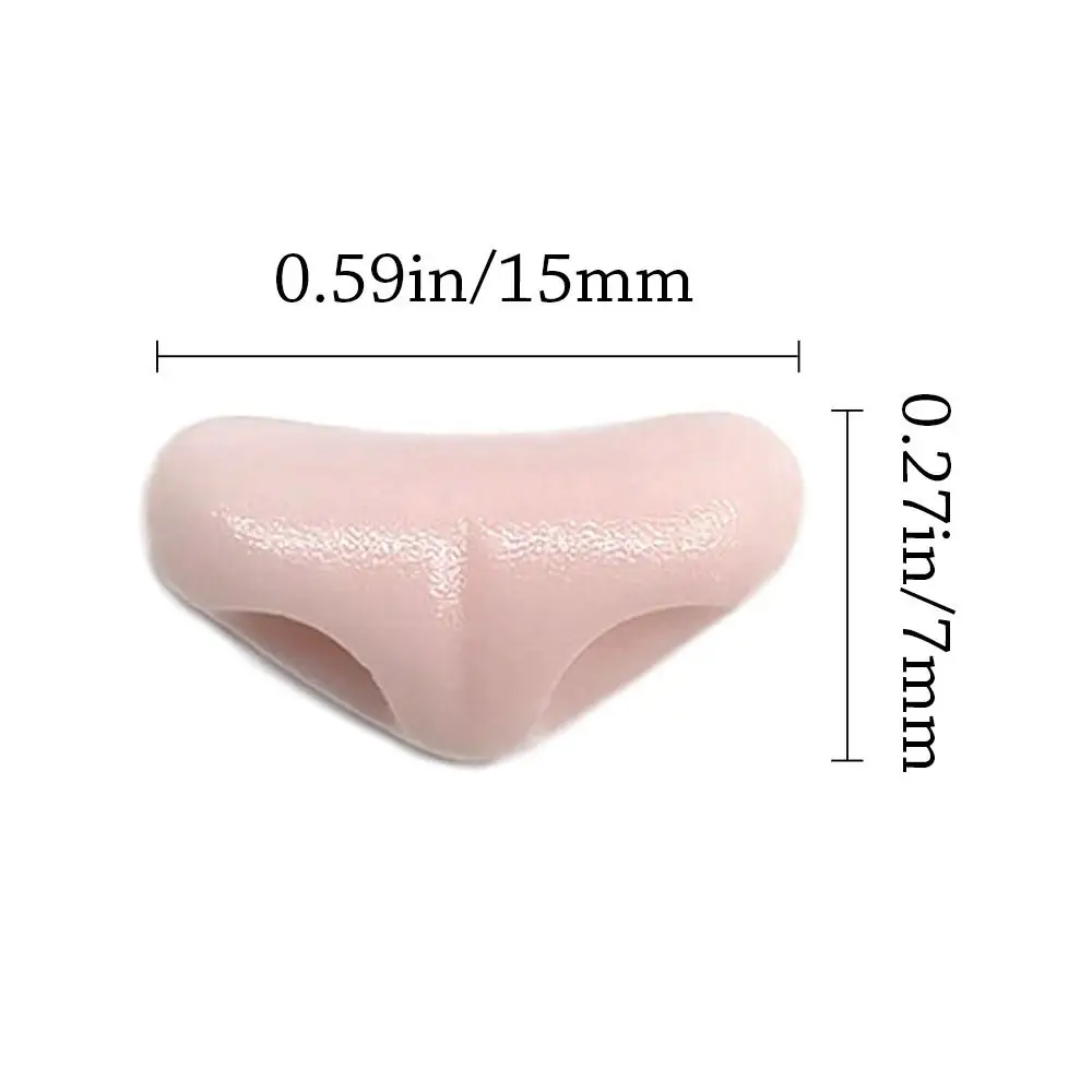 New 15*7mm Triangle Nose Bear Buttons Dolls Accessories Safety Parts Plastic Craft Doll Fox Noses