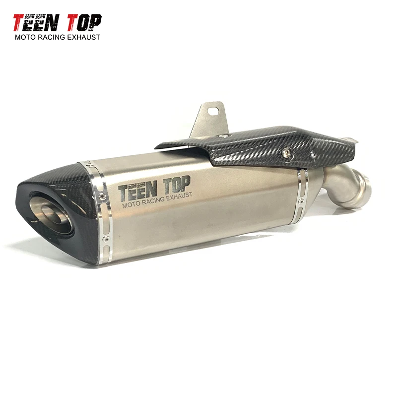 Slip-on Exhaust For Kawasaki ZX4RR ZX-4RR Exhaust Silencieux 52mm