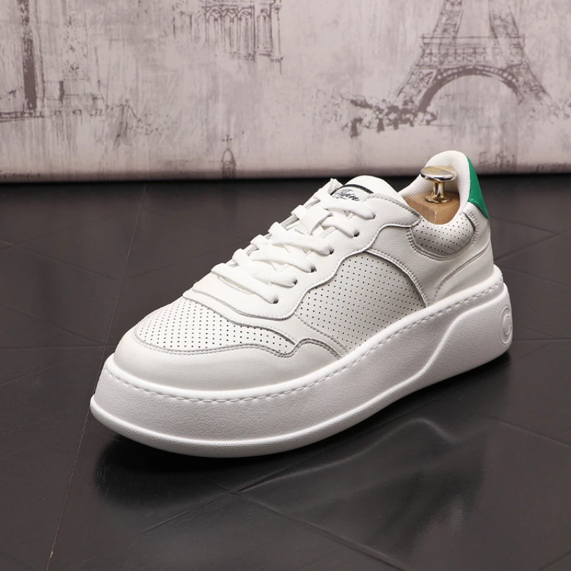 

Stephoes Men Fashion Casual Shoes Spring Summer Autumn Luxury Designer Youth Trending Thick Bottom Leisure Breathable Sneakers