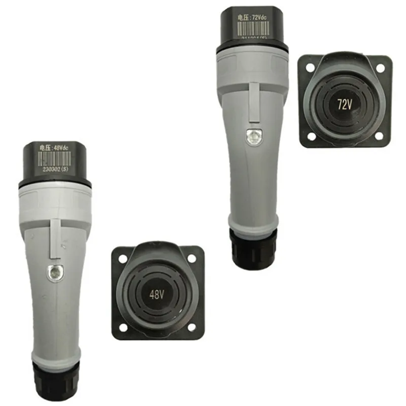 Original YEEDA 48V /72V plug & socket kit Y-60 for LVTONG/Marshell/Eagle/Excar/Langqing Electric golf cart 2