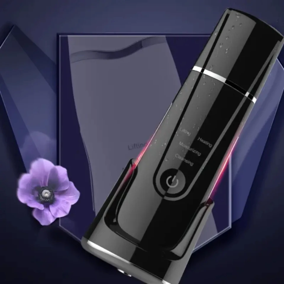 Portable Facial Skin Scrubber for Cleansing and Lifting