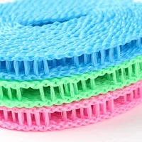 Portable Anti-skid Windproof Clothesline Fence-type Windproof Clothesline Clothesline Quilt Airing Rope Outdoor Travel Household 2