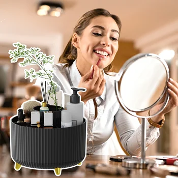 360° Rotating Makeup Organizer 6