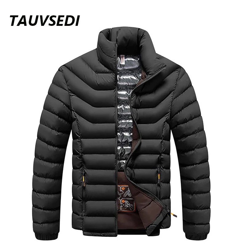 Parkas Coat Parka Coat Men Winter Autumn Casual Waterproof Parkas Jacket Coat Solid Thick Windproof