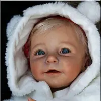55 CM 3D-Paint Skin Silicone Reborn Girl Baby Doll Toy Realistic Like Real Bebe Princess Toddler Alive Dress Up Boneca 1