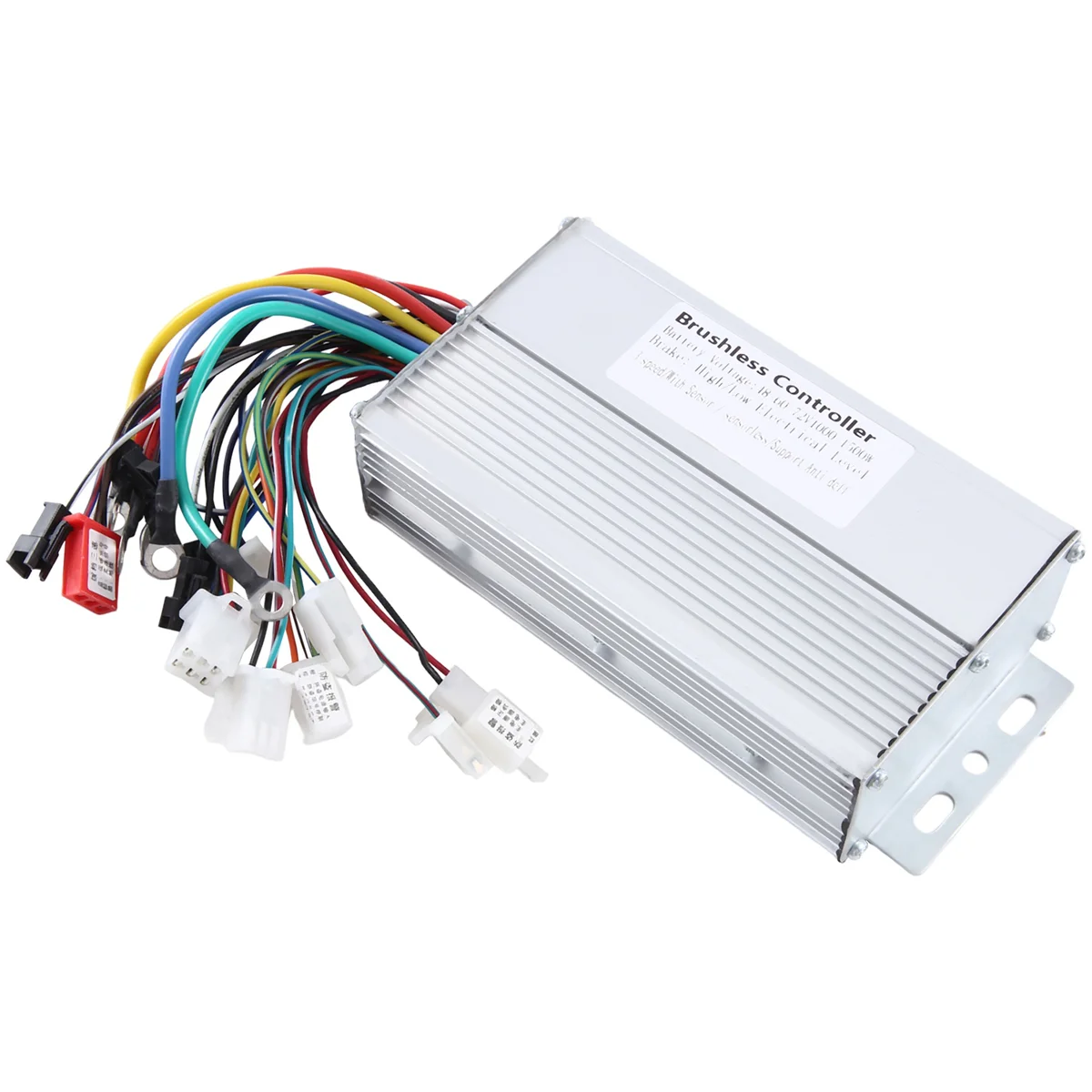 Dc Motor Speed Controller Motor Speed Controller Electric Bike Controller Electric Motor Speed Controller 48V 60V 64V 72V 1000W 1500W Electric Controller 12 Tube Dual Mode E-Bike Brushless Controller Speed Motor
