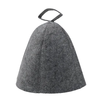 Wool Cap Sauna Hat 1pcs 27.6*9.1inches Felt Foldable Soft Solid Spa Bath With Hanging Loop Porosity High Quality 1