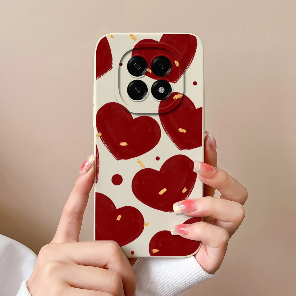 Cute Cartoon Soft Liquid Silicone Phone Case - Full Protection Anti-Drop Back Cover