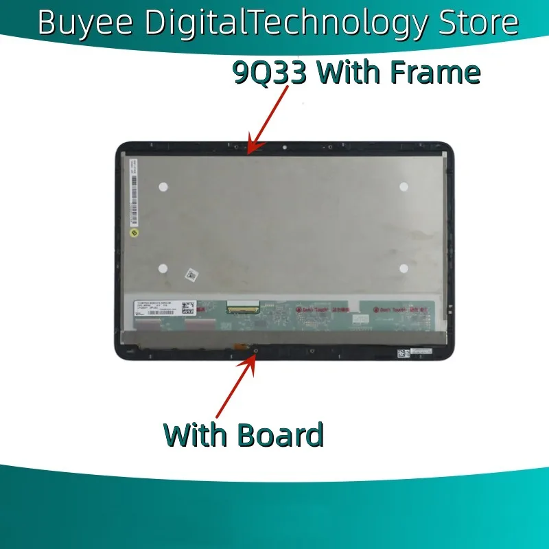 For Dell XPS 12 9Q33 LP125WF1-SPA3 9Q23 LP125WF1-SPA2 Laptop LCD Screen Touch Digitizer LCD Display Screen With Border Assembly