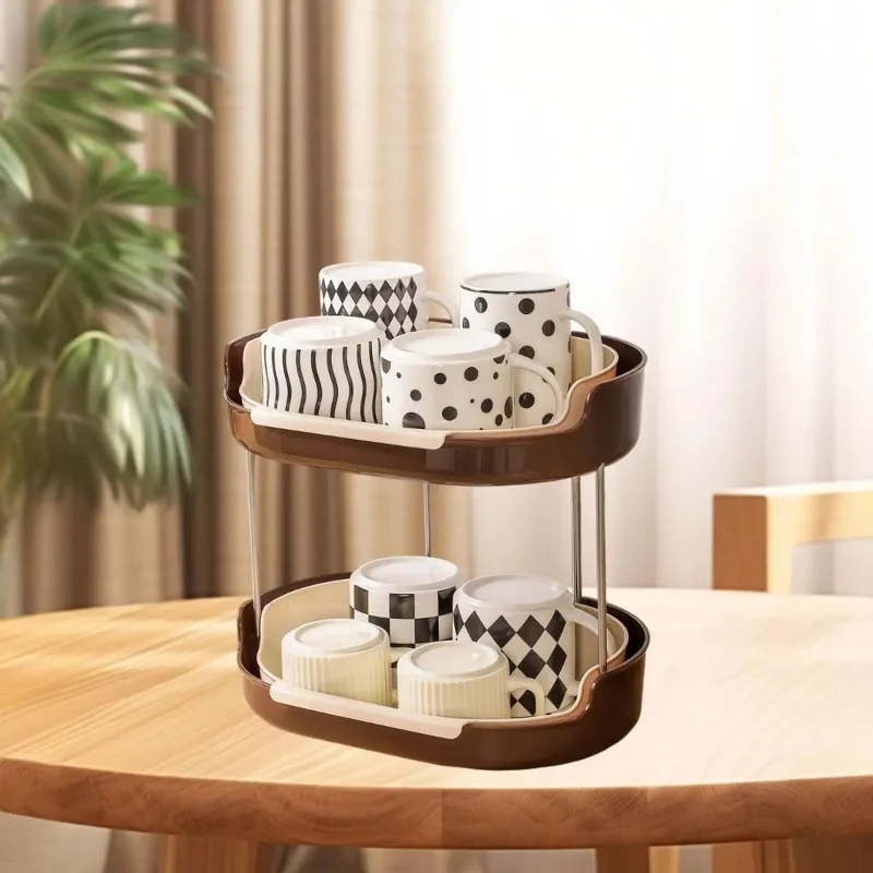 Countertop Organizer Simple Coffee Cup Rack for Kitchen Pantry Dresser Hotel