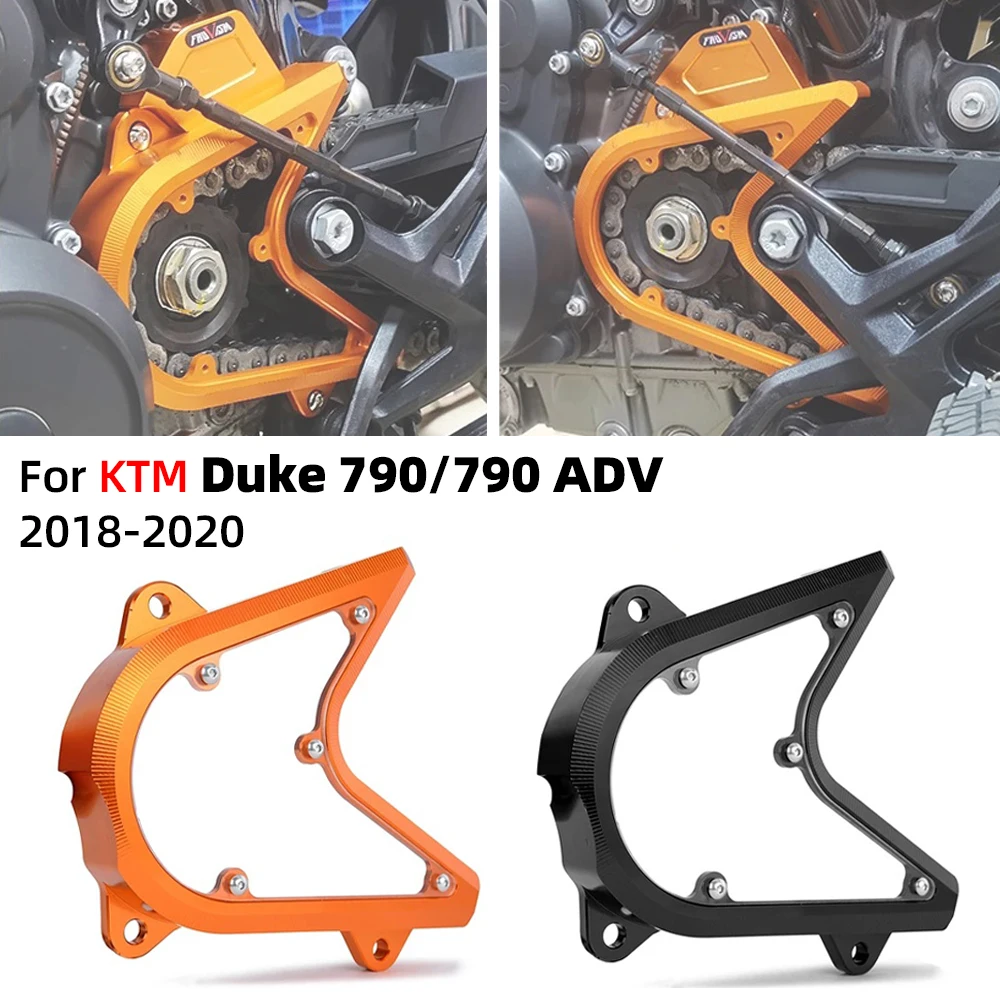 

BDJ Duke 790 ADV Motorcycle Chain Cover Chain Guard Front Sprocket Protector Cover Case For KTM 790 Adventure 2018 2019 2020