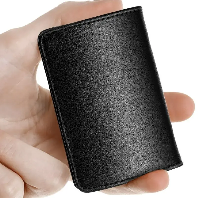 Brand Men Genuine Leather Business Card Holder Card Case ID Holders Men Wallets Credit Holder