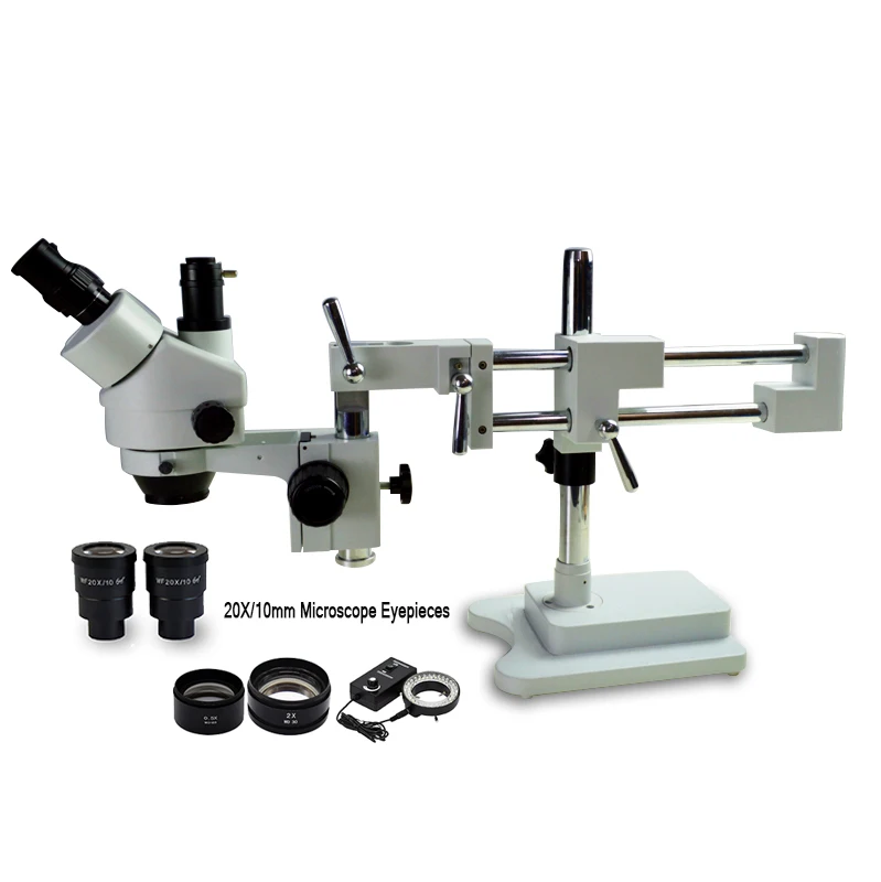 

Jewelry 3.5X-180X Continuous Zoom Trinocular Stereo Microscope