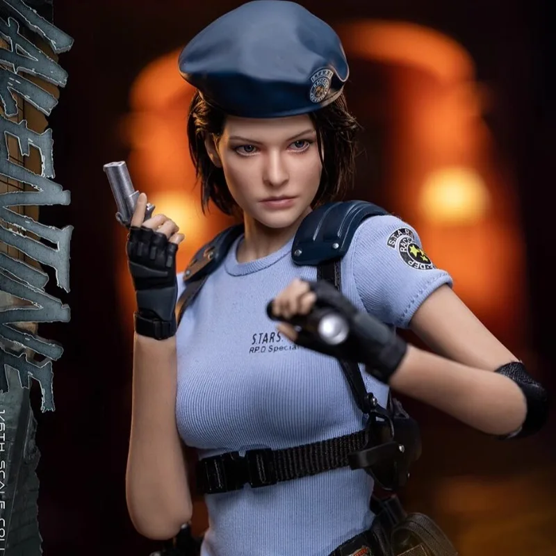 재고 있음 SWTOYS 1/6 스케일 FS069 레지던트 이블 질 발렌타인 애니메이션 액션 피규어 모델 인형 장난감 취미 수집품