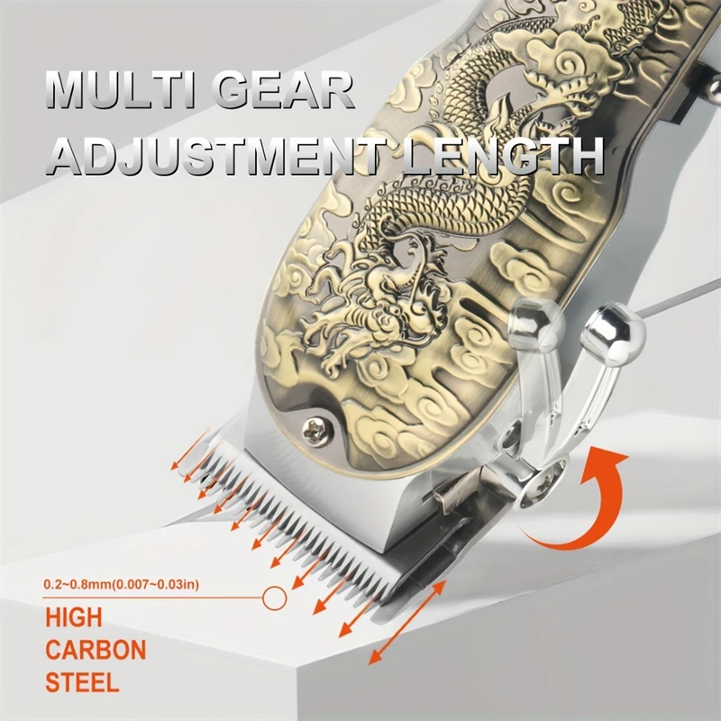 All-in-one men’s beauty set barber + trim USB metal body silent rechargeable lithium battery 2000 mah men’s holiday gift BEST SELLERS